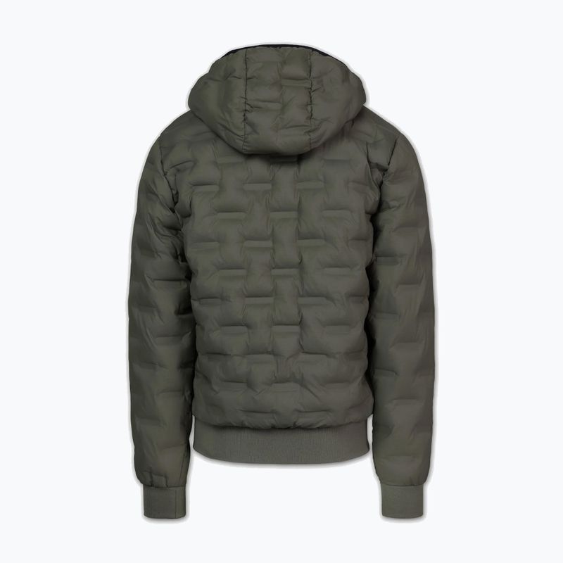 Kurtka zimowa męska Pitbull Fisk Quilted Hooded olive 4