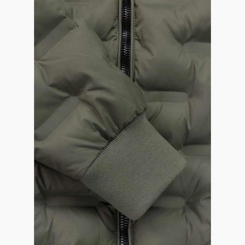 Kurtka zimowa męska Pitbull Fisk Quilted Hooded olive 7
