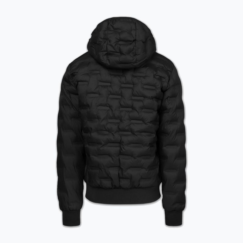 Kurtka zimowa męska Pitbull Fisk Quilted Hooded black 6
