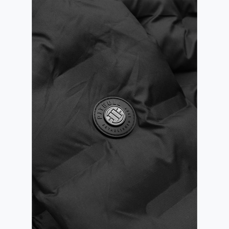 Kurtka zimowa męska Pitbull Fisk Quilted Hooded black 8
