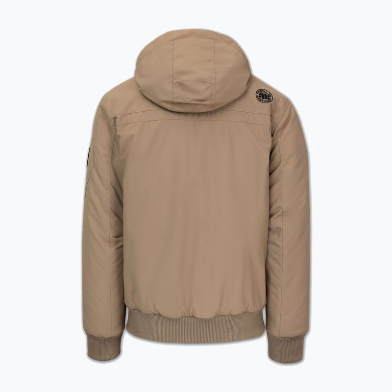 Kurtka zimowa męska Pitbull Balboa 2 Hooded dark sand 6