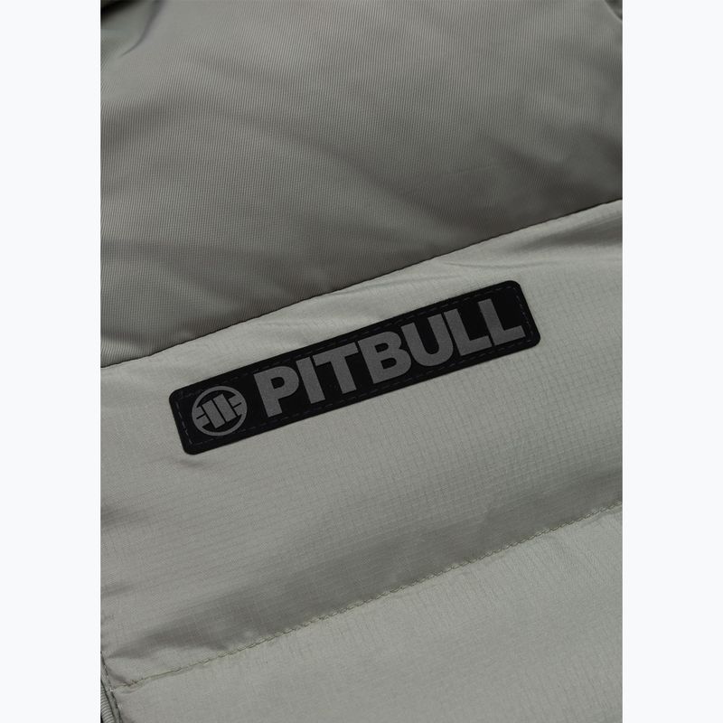 Kurtka zimowa męska Pitbull Dillon Quilted Hooded dusty salvia 9