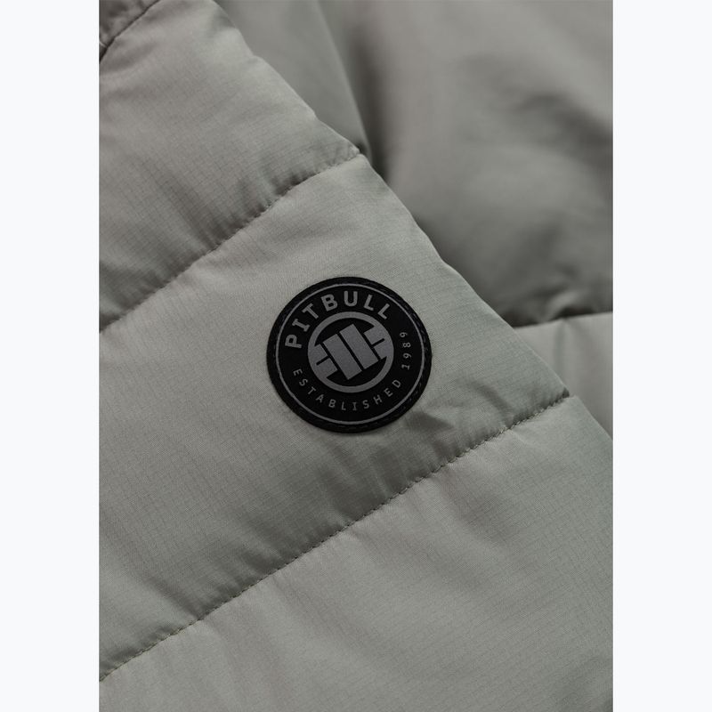 Kurtka zimowa męska Pitbull Dillon Quilted Hooded dusty salvia 10