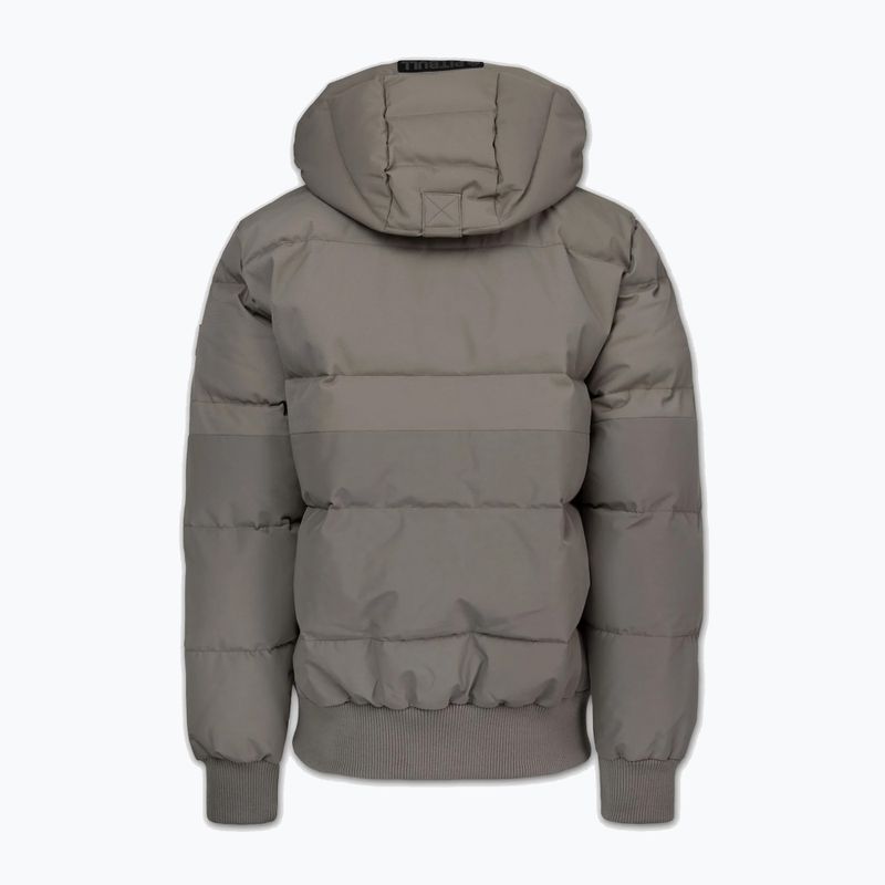 Kurtka zimowa męska Pitbull Patton Quilted Hooded taupe 5
