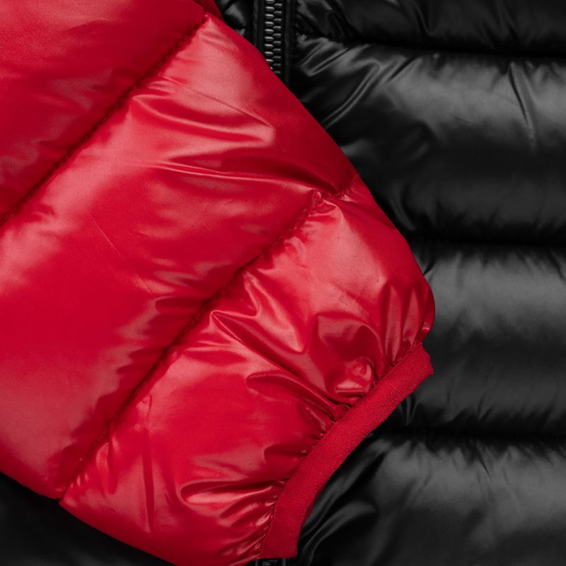 Kurtka zimowa męska Pitbull Shatto Quilted Hooded red/black 6