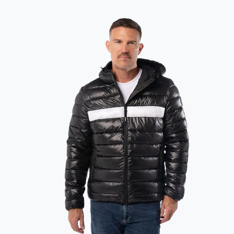 Kurtka zimowa męska Pitbull Shatto Quilted Hooded black