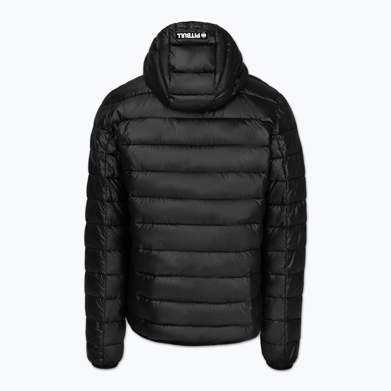 Kurtka zimowa męska Pitbull Shatto Quilted Hooded black 2