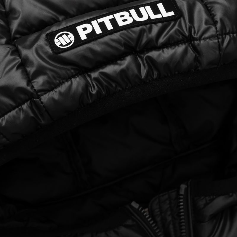 Kurtka zimowa męska Pitbull Shatto Quilted Hooded black 5