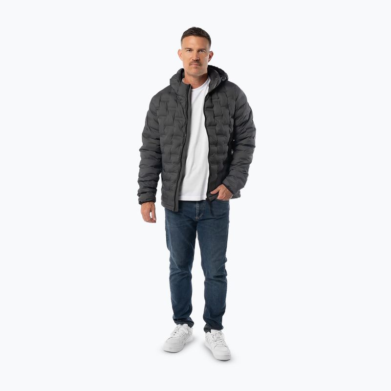 Kurtka zimowa męska Pitbull Camino Quilted Hooded graphite 2