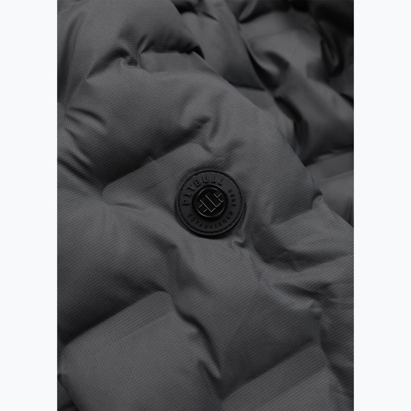 Kurtka zimowa męska Pitbull Camino Quilted Hooded graphite 7