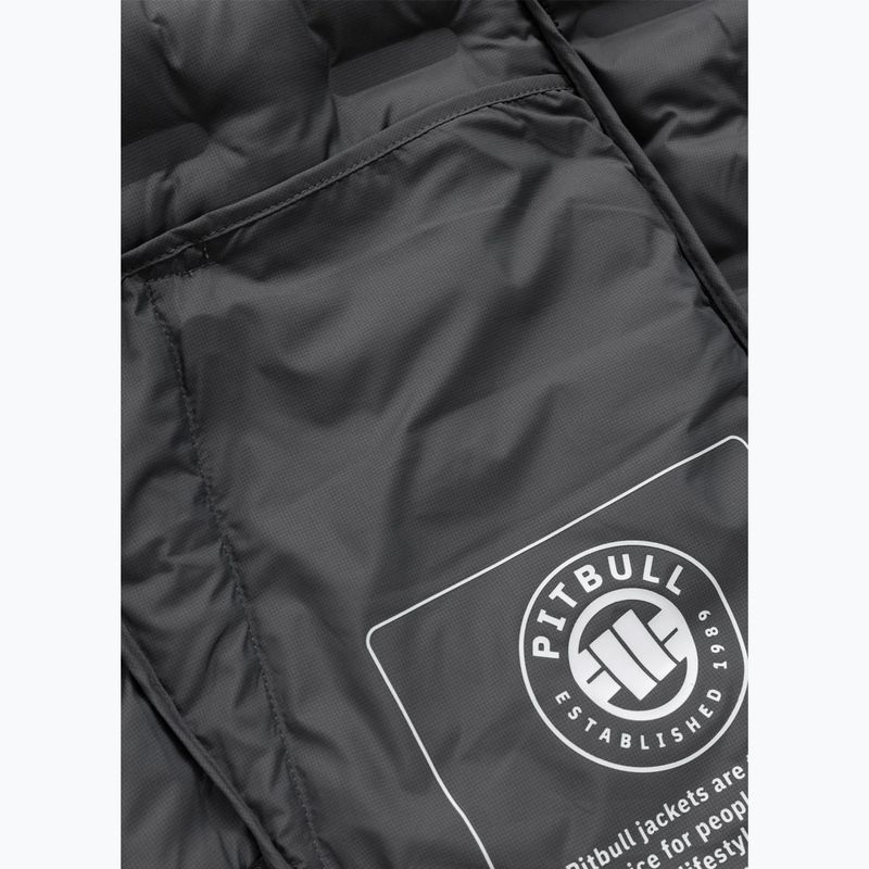 Kurtka zimowa męska Pitbull Camino Quilted Hooded graphite 10