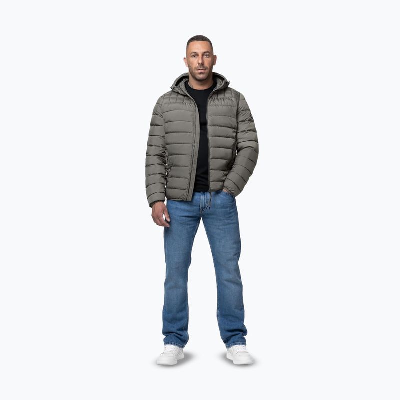 Kurtka zimowa męska Pitbull Foothill Hooded Padded taupe 2