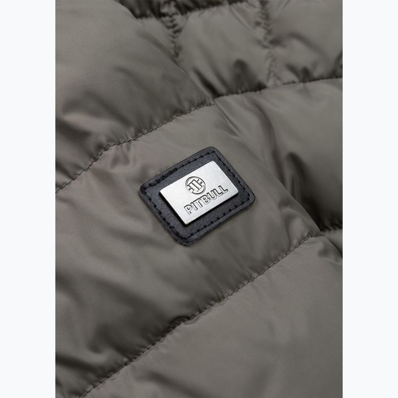 Kurtka zimowa męska Pitbull Foothill Hooded Padded taupe 8