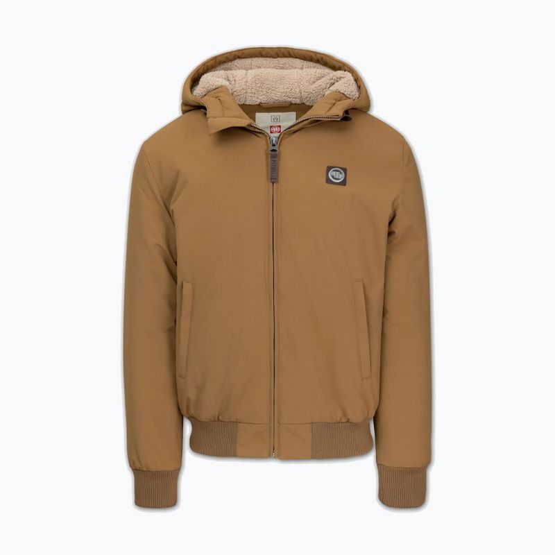 Kurtka zimowa męska Pitbull Elkwood 3 Sherpa Hooded honney yellow 3