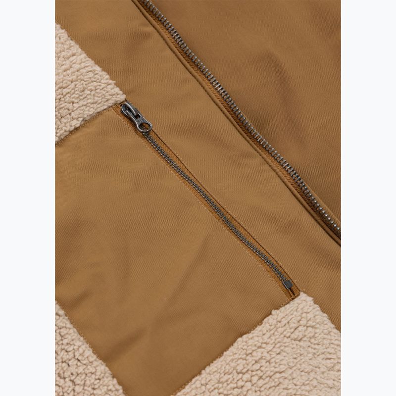 Kurtka zimowa męska Pitbull Elkwood 3 Sherpa Hooded honney yellow 9
