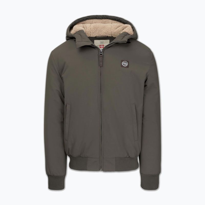 Kurtka zimowa męska Pitbull Elkwood 3 Sherpa Hooded taupe 5
