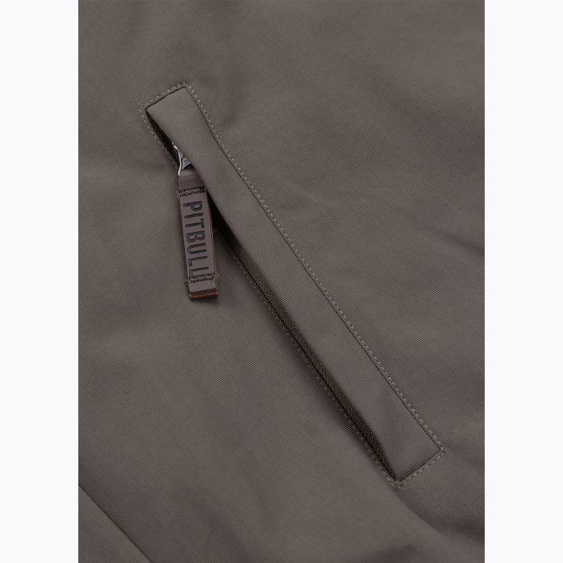 Kurtka zimowa męska Pitbull Elkwood 3 Sherpa Hooded taupe 10