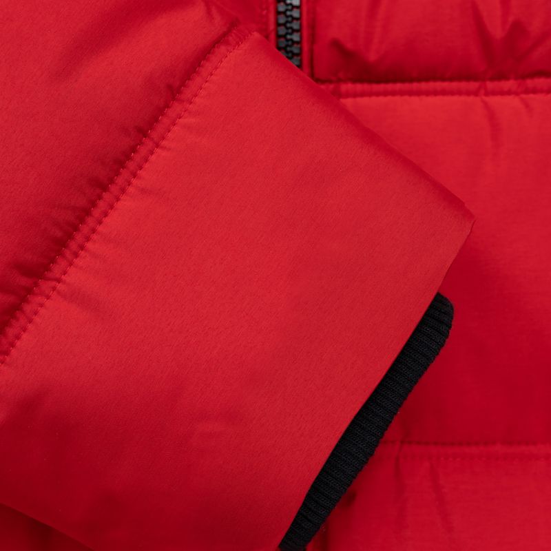 Kurtka zimowa męska Pitbull Piedmont Quilted Hooded fluo/red 8