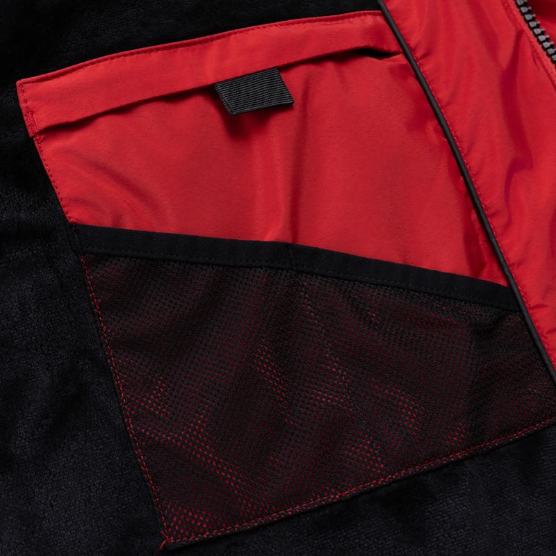 Kurtka zimowa męska Pitbull Piedmont Quilted Hooded fluo/red 11