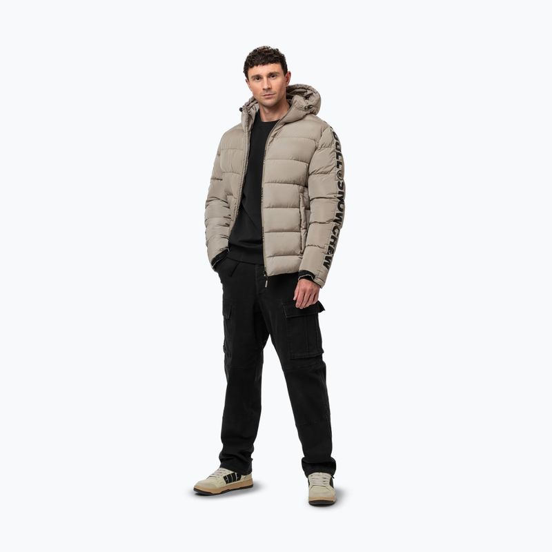 Kurtka zimowa męska Pitbull Airway 4 Padded Hooded pale sand 2