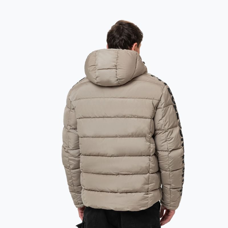 Kurtka zimowa męska Pitbull Airway 4 Padded Hooded pale sand 3