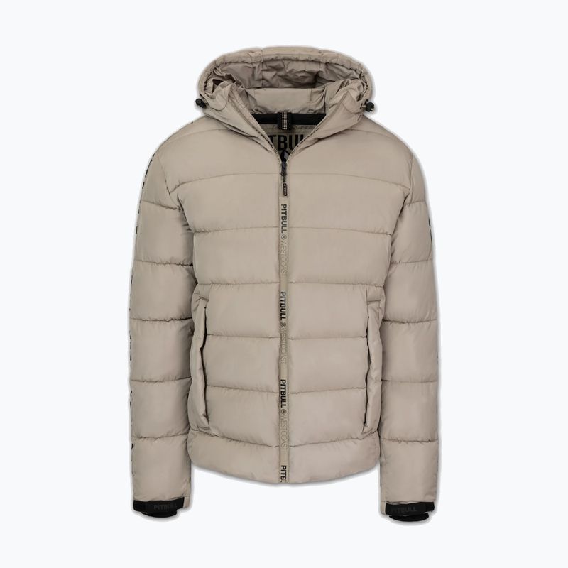 Kurtka zimowa męska Pitbull Airway 4 Padded Hooded pale sand 7