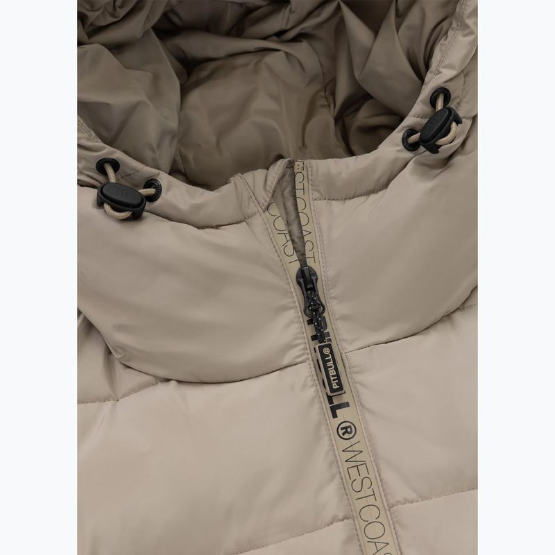 Kurtka zimowa męska Pitbull Airway 4 Padded Hooded pale sand 9