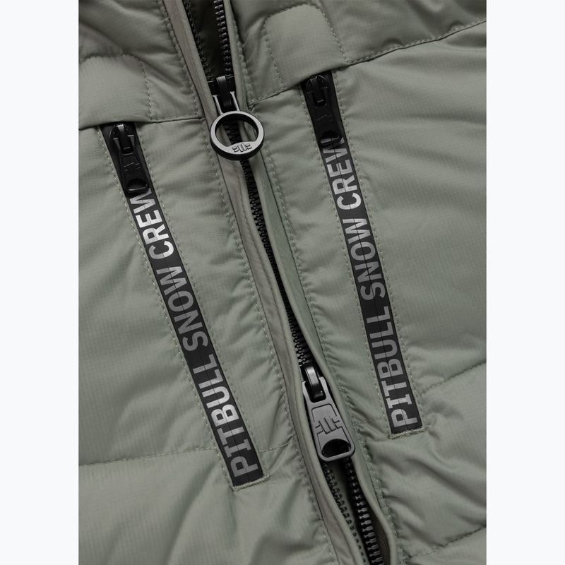 Kurtka zimowa męska Pitbull Crestline Padded Hooded dusty salvia 9