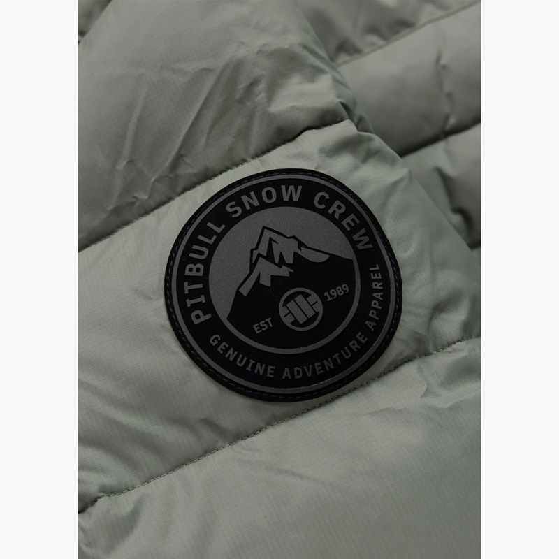 Kurtka zimowa męska Pitbull Crestline Padded Hooded dusty salvia 10