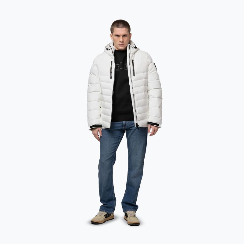 Kurtka zimowa męska Pitbull Crestline Padded Hooded off white 2