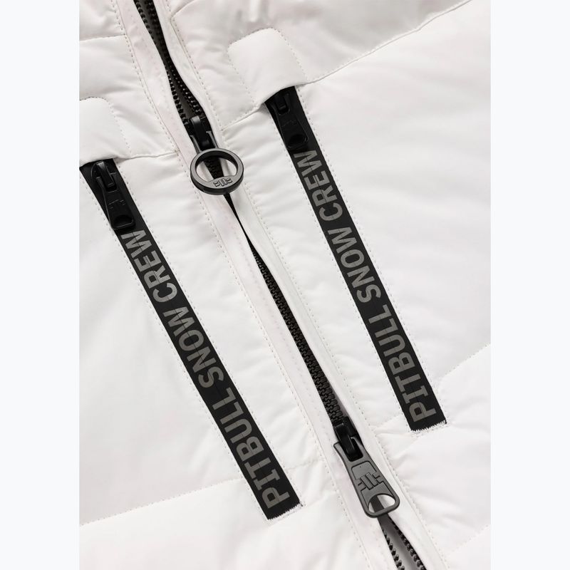 Kurtka zimowa męska Pitbull Crestline Padded Hooded off white 11