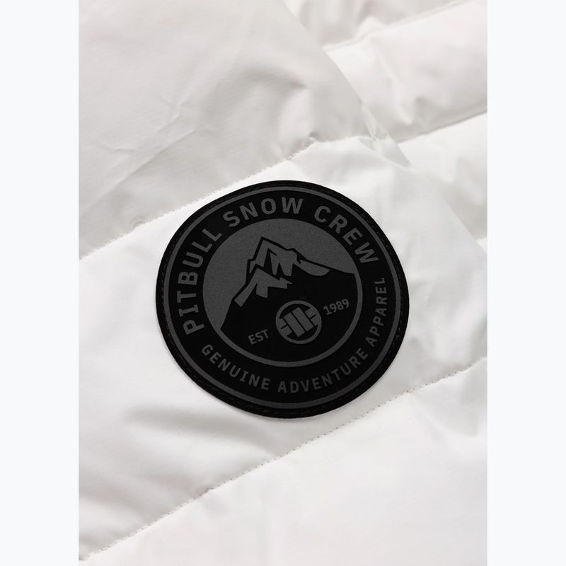 Kurtka zimowa męska Pitbull Crestline Padded Hooded off white 12