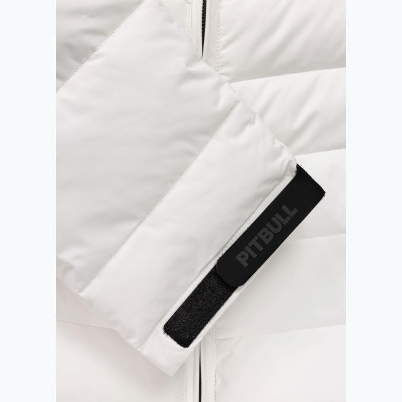 Kurtka zimowa męska Pitbull Crestline Padded Hooded off white 13