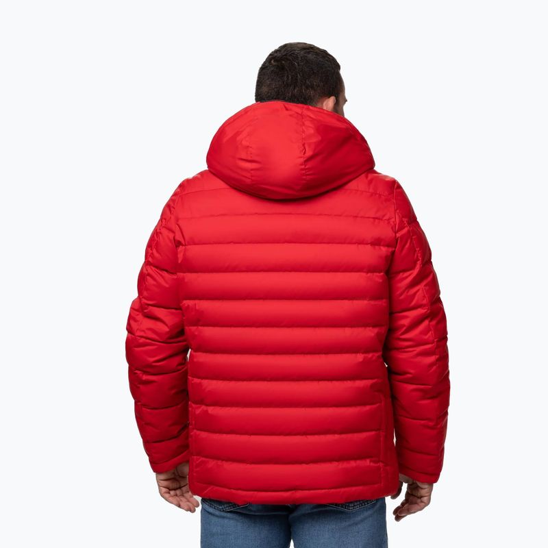 Kurtka zimowa męska Pitbull Crestline Padded Hooded red 3