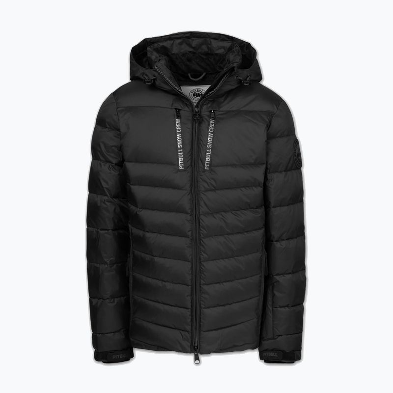 Kurtka zimowa męska Pitbull Crestline Padded Hooded black 5
