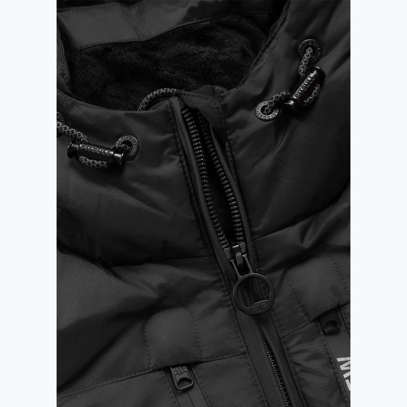 Kurtka zimowa męska Pitbull Crestline Padded Hooded black 7
