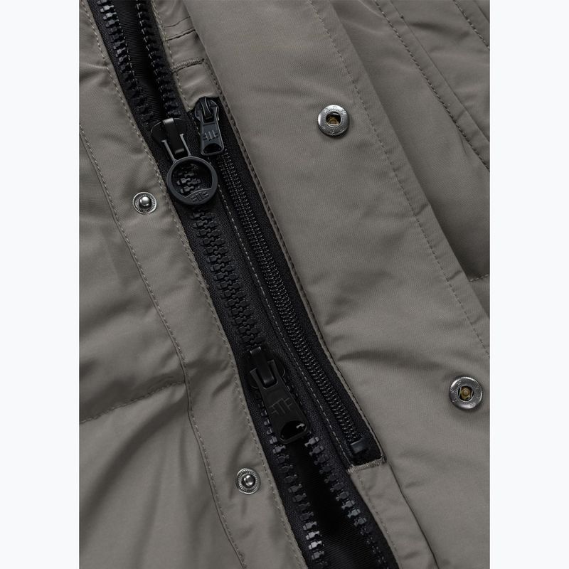 Kurtka zimowa męska Pitbull Forest Hooded Parka taupe 17