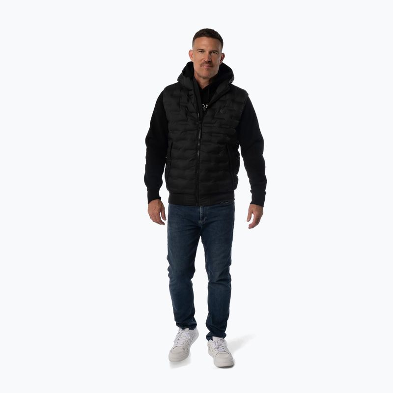 Bezrękawnik męski Pitbull Fisk Quilted Hooded black 2