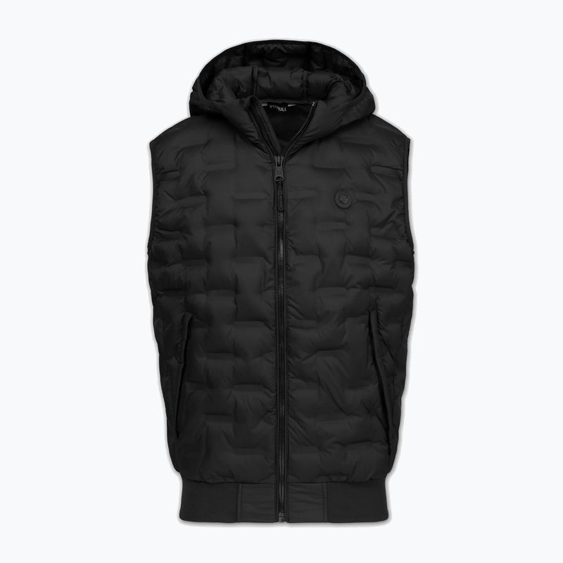Bezrękawnik męski Pitbull Fisk Quilted Hooded black 5