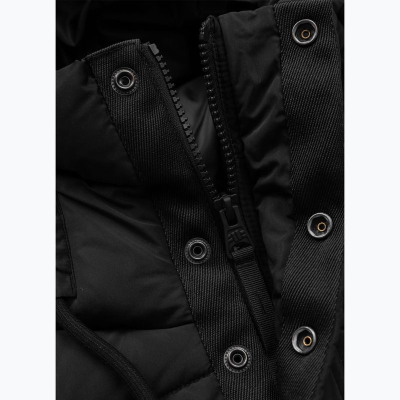 Kurtka zimowa damska Pitbull Amalia Padded Hooded black 8
