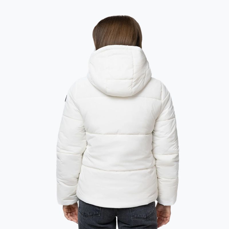 Kurtka zimowa damska Pitbull Vista Quilted Hooded off white 3