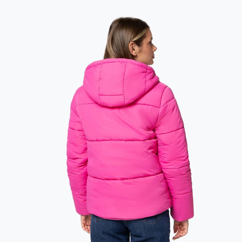 Kurtka zimowa damska Pitbull Vista Quilted Hooded pink 4