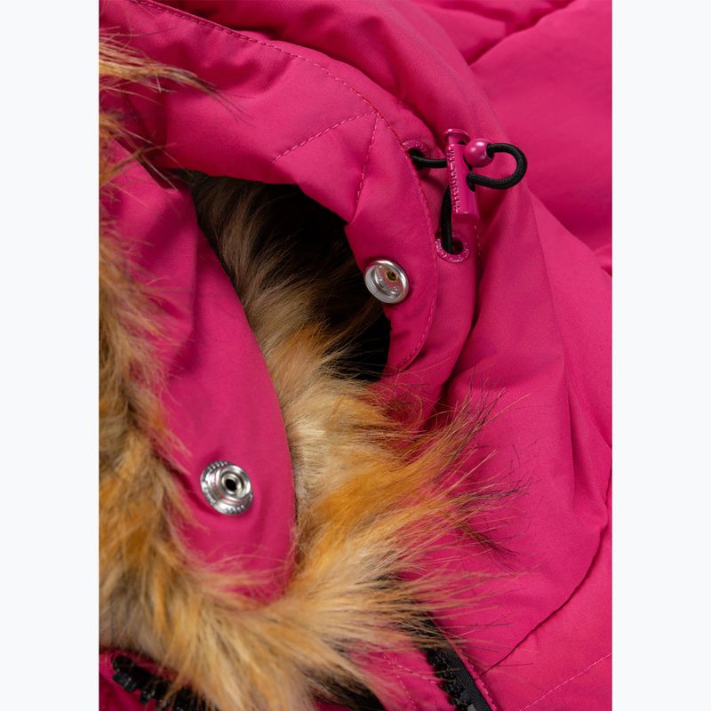 Kurtka zimowa damska Pitbull Azalea Quilted Hooded raspberry red 10