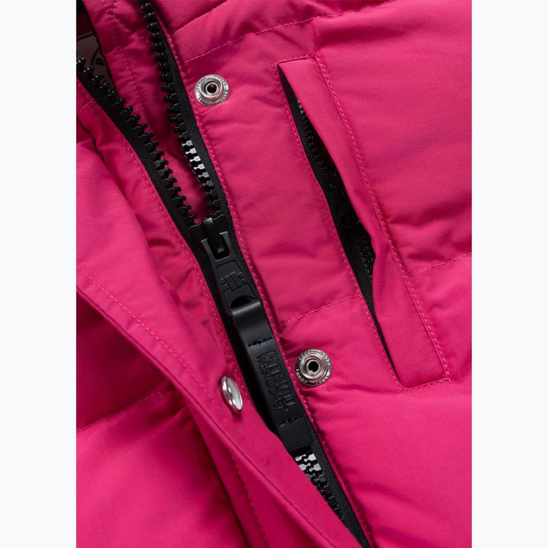 Kurtka zimowa damska Pitbull Azalea Quilted Hooded raspberry red 11