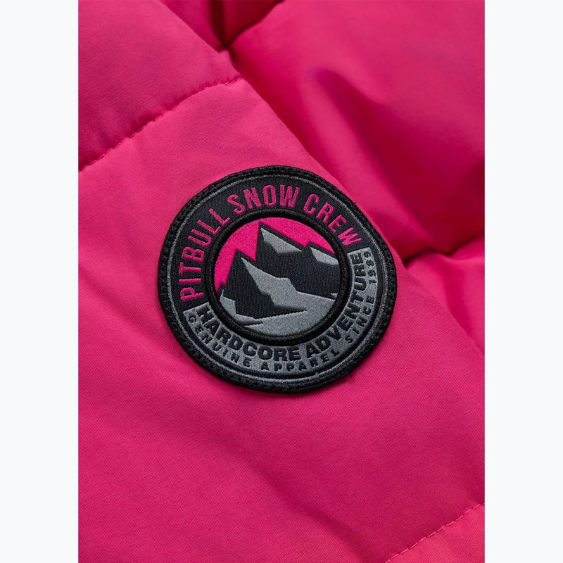 Kurtka zimowa damska Pitbull Azalea Quilted Hooded raspberry red 13
