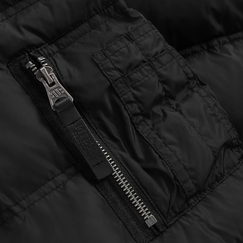 Kurtka zimowa damska Pitbull Queenston Padded Hooded black 6