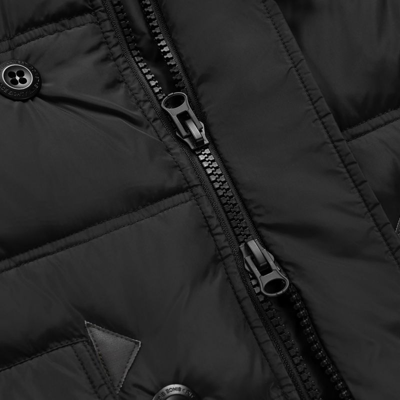 Kurtka zimowa damska Pitbull Queenston Padded Hooded black 11