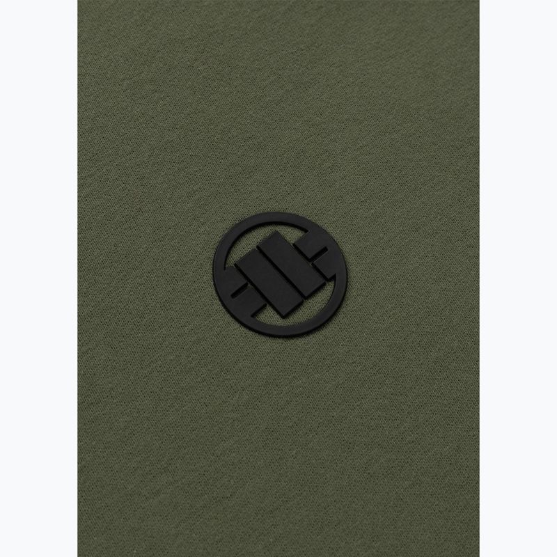 Bluza męska Pitbull Small Logo Crewneck olive 4