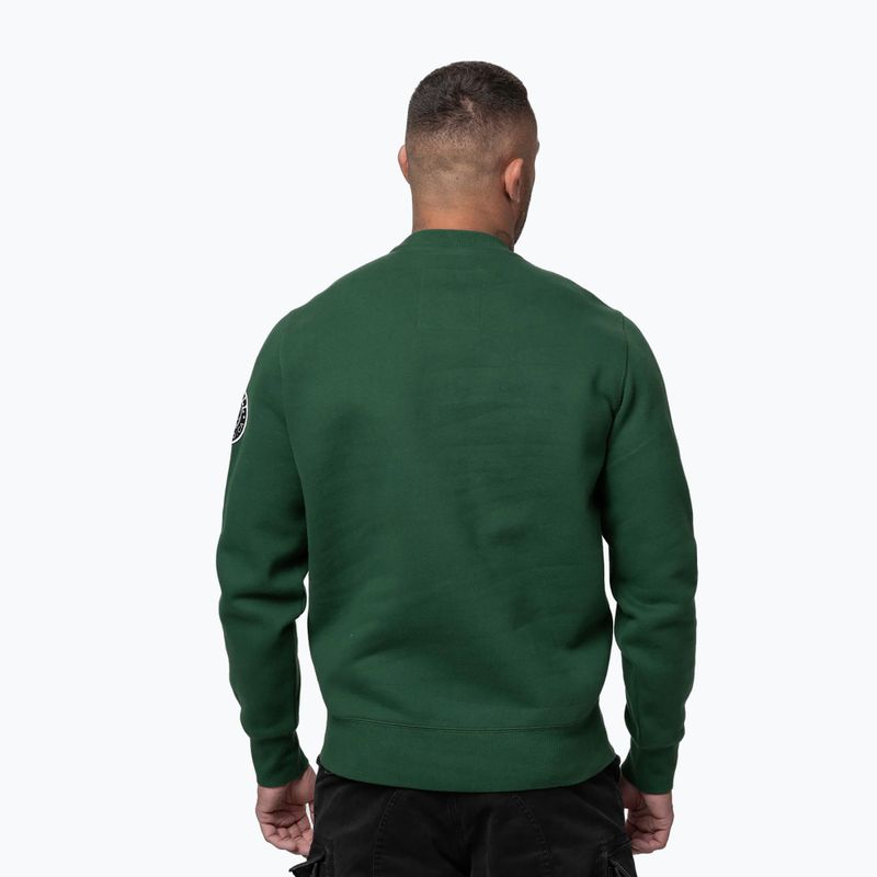 Bluza męska Pitbull Norton Crewneck green 3