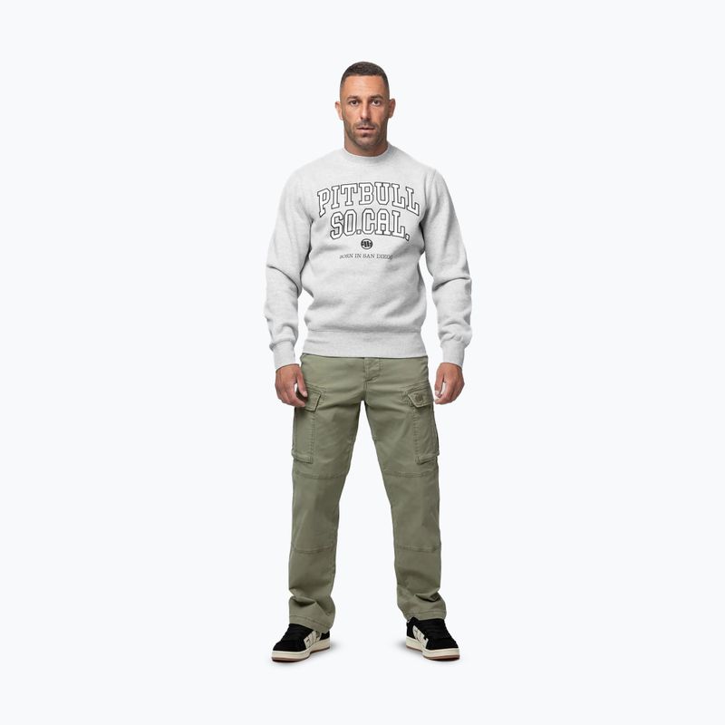 Bluza męska Pitbull So Cal Crewneck grey/melange 2